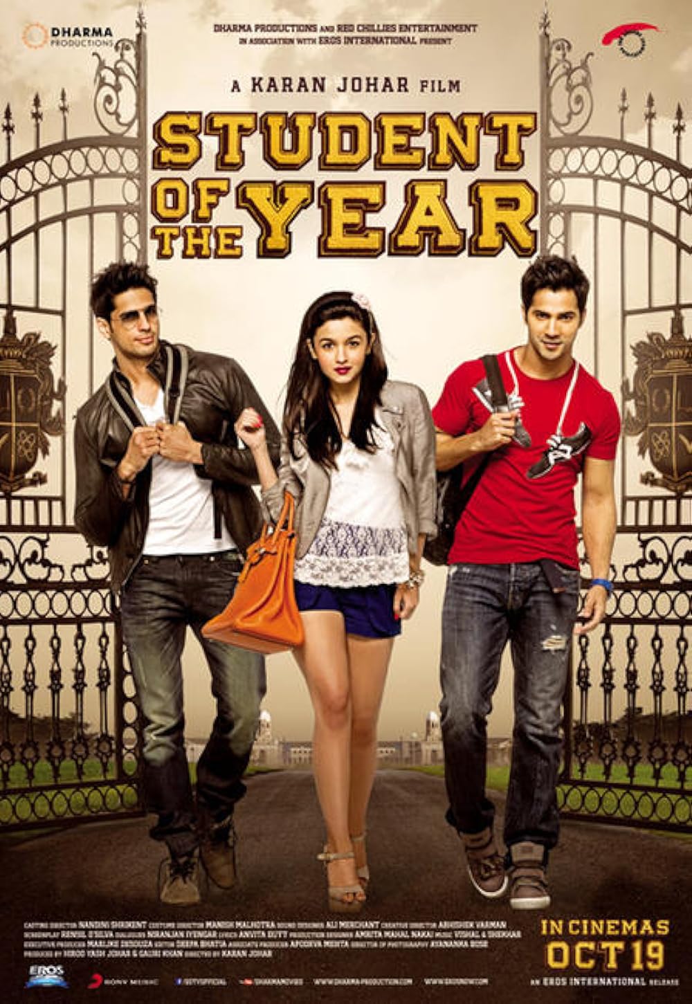 Download Student Of The Year (2012) Hindi Movie Bluray || 720p [1.1GB] || 1080p [4GB]