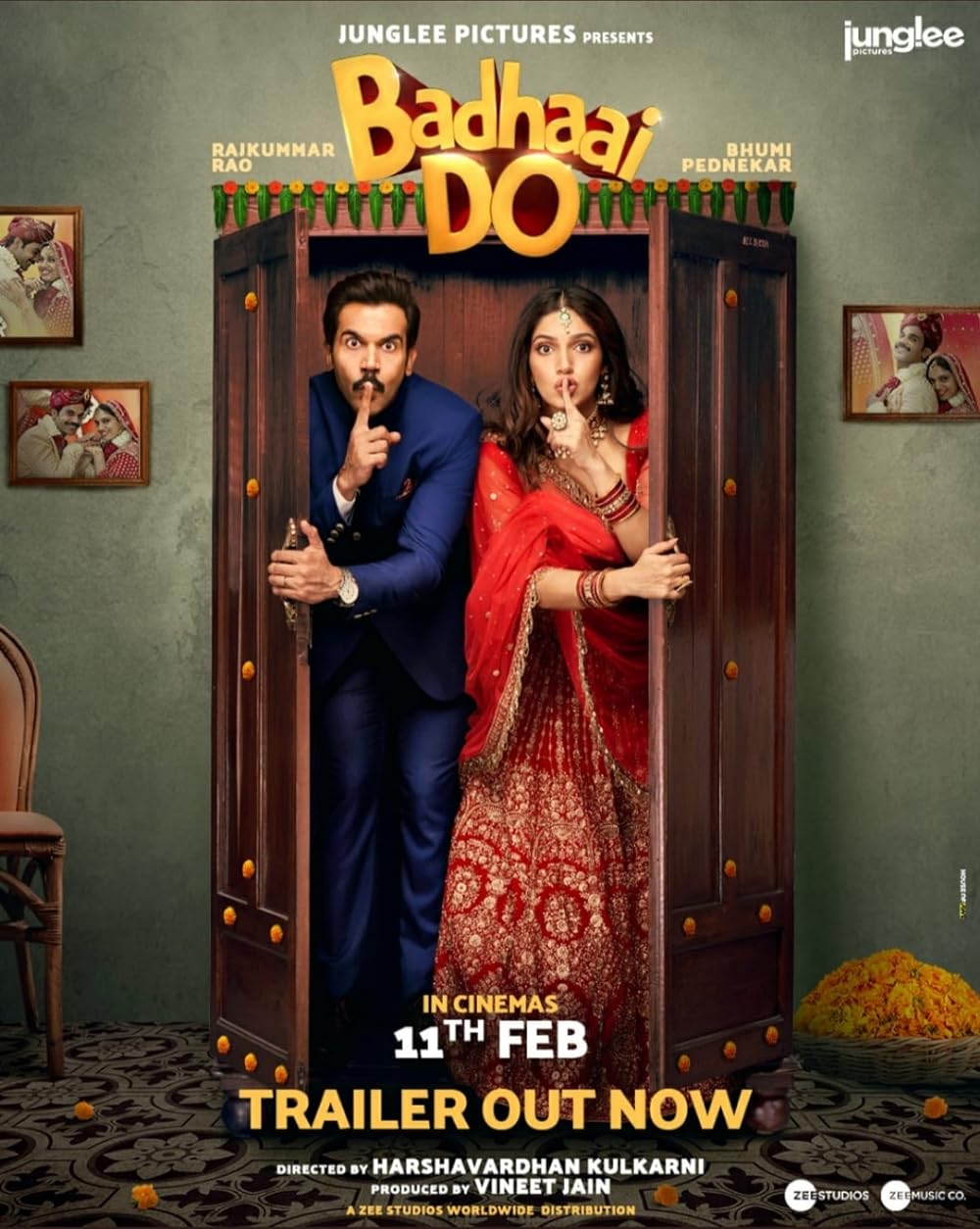 Download Badhaai Do (2022) Hindi Netflix Movie WEB – DL || 480p [450MB]  || 720p [800MB] || 1080p [2.6GB]