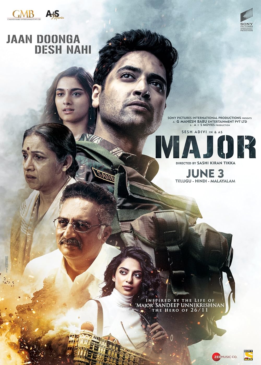 Download Major (2022) Hindi Movie WEB – DL || 480p [400MB] || 720p [1GB] || 1080p [3.8GB]